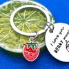 Cute Keychains for Women Strawberry Keychain Strawberry Lover Gift Couple