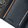 CHARRO Vertical Genuine Leather Wallet for Men Women Slim No