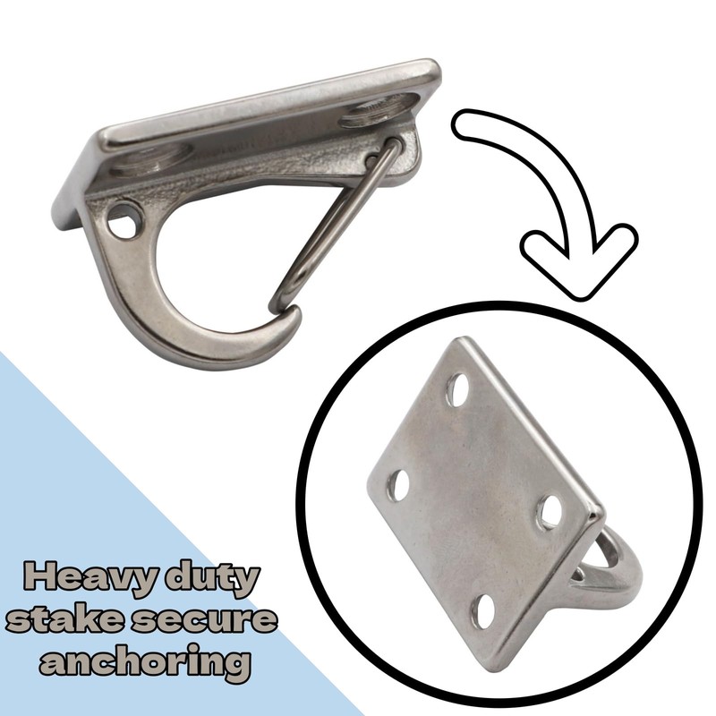 Heavy Duty Pet Stake Secure Dog Anchor Leash Holder Dog