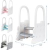 Step Stool for Toddlers with Handles, 2 Step Bathroom Stool