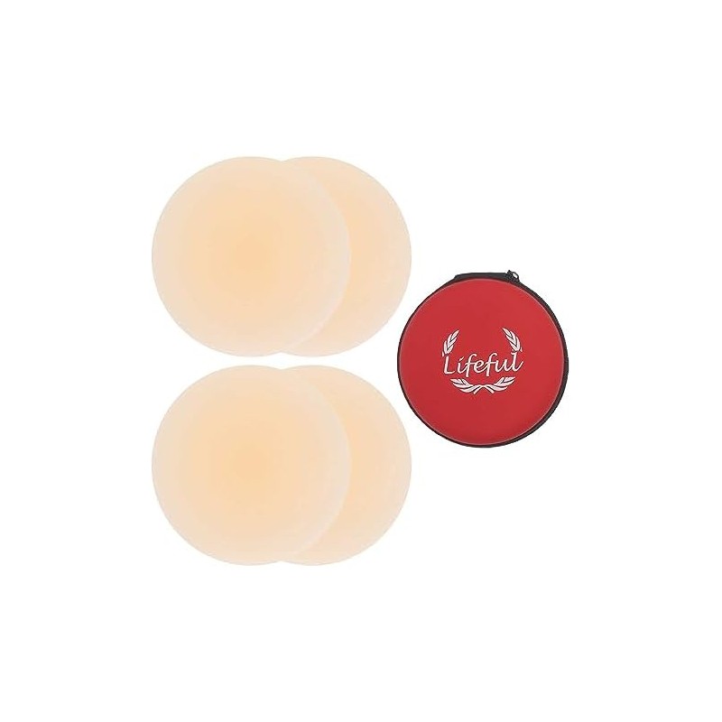 2 Pares de Pezoneras de Silicona Adhesiva para Mujer y