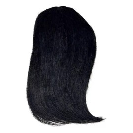 Remy Glamm Fleco Copete Postizo Negro Cabello 100% Natural Humano Remy