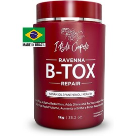 I Belli Capelli Ravenna Repair Hair B-tox -Cirugia Capilar para el Cabello, Formaldehyde-Free- B-tox Capilar Para El Cabello, Long Lasting Anti-Frizz, Smoothing, B-tox Hair Treatment 35.2 oz(1kg)