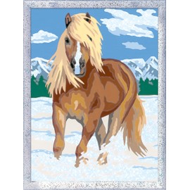 Ravensburger CreArt The Royal Horse Paint By Numbers for Children - Painting Arts and Crafts Kits for Ages 9 Years Up