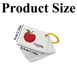 Alphabet Flash Cards Early Learning First Word Cards ABC Flash Cards for Children Toddlers Preschool Learn Letters