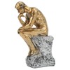 Thinker Statue Retro Style Energetic Lines Stable Nonslip Durable Resin