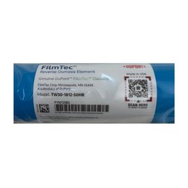 Dow FilmTec, TW30-1812-50HR 50 gpd TFC High Rejection Membrane for Undersink Reverse Osmosis (RO) System (Replaces Model TW30-1812-50)