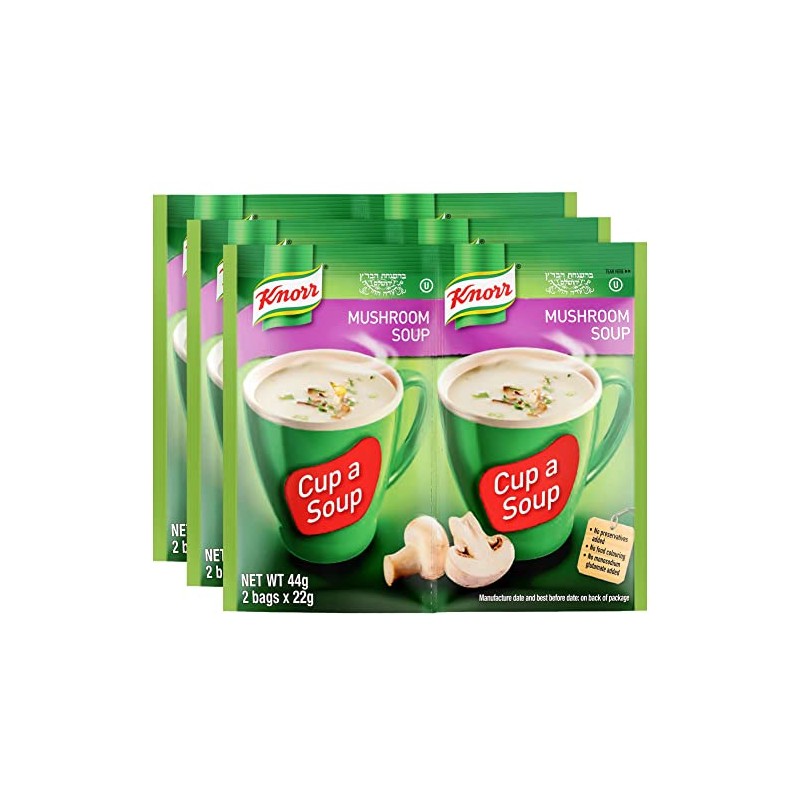 Knorr Mushroom Soup Mix 1.52oz (3x2 Packs for 6 Pouches