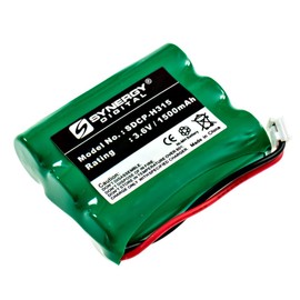 Synergy Digital Cordless Phone Batteries, Compatible with Radio Shack 43-689 Cordless Phone, (Ni-MH, 3.6V, 1500 mAh), Combo-Pack Includes: 3 x SDCP-H315 Batteries