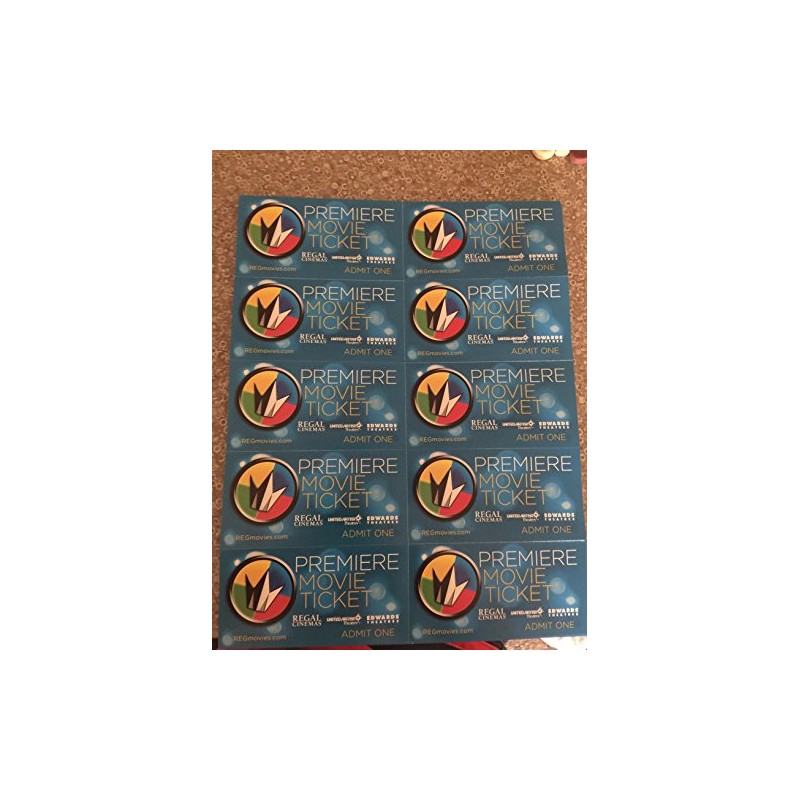 10 Regal Entertainment Group Premiere Movie Tickets