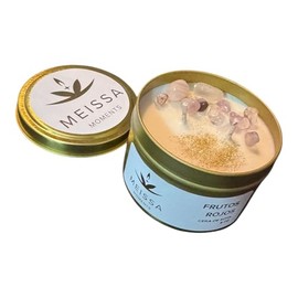 Vela Aromática de Cera de Soya (Frutos Rojos, 8 onzas)