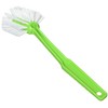 Bürstenmann Plastic Body Cleaning Brush with Scraper, Lime Green