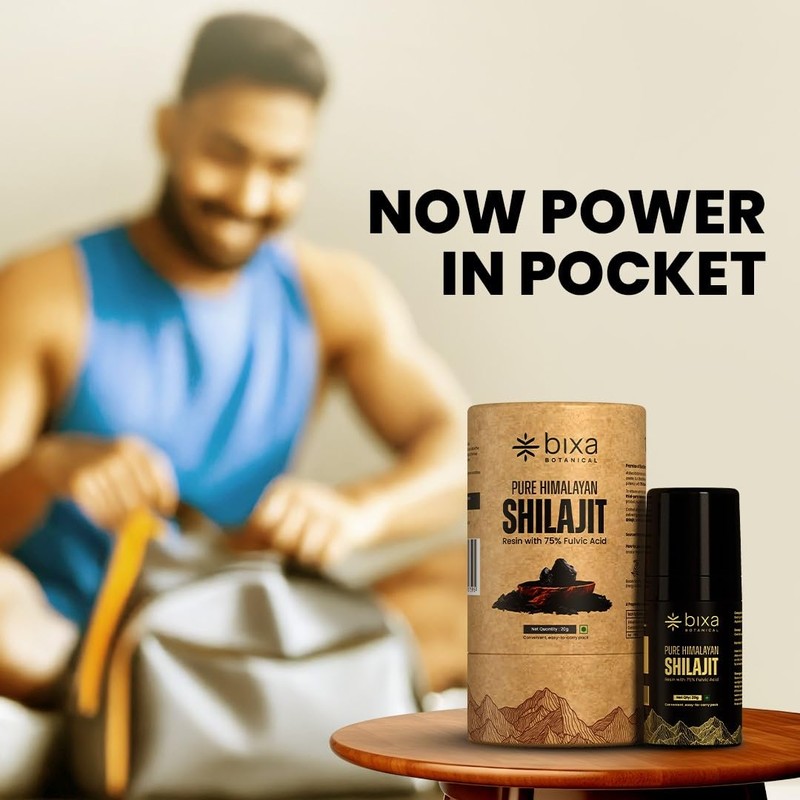 bixa BOTANICAL Pure Himalayan Shilajit Resin 20gm