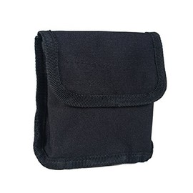 Belt Pouch in Black Fabric 13cm x 14cm