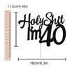 Decoración para tarta con texto en inglés "Holy Sh*t I'm
