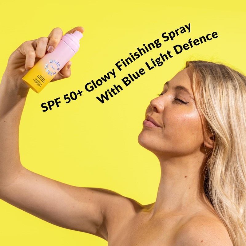 QUICK FLICK 3-in-1 SPF 50+ Sunscreen, Setting Spray & Hydration