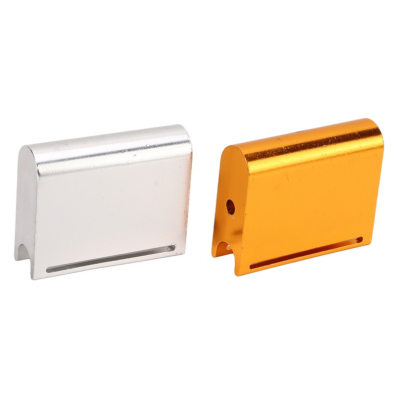 2pcs Leather Edge Slicker Gold Silver Aluminium Alloy Leather Trimming