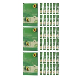 36 Mascarillas Faciales de Espuma de Aguacate de 4 g Refinamiento de Poros, Limpieza Profunda, Control de Aceite, Brillo de la Piel                   