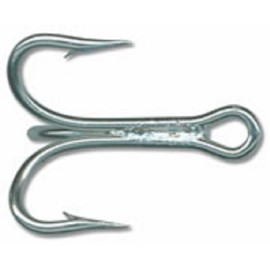 Treble Hook, 3 Extra Strong, Short Shank - Durasteel 10