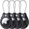 GOCII AirTag Holder with Wire Cable - Ultra-Durable 4 Pack