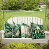 Alynsehom Outdoor Throw Pillow Covers Waterproof Decorative Pillow Case 18x18