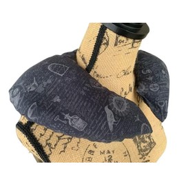 Cervical Neck Hot Cold Herbal Pack, Herbal Pack, Heat Wrap, Organic, Flax Seed, Heat Pack, Microwave Therapy, Witches Brew Potions