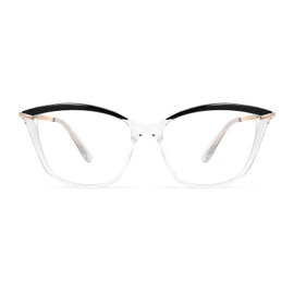 FEISEDY Blue Light Blocking Glasses Computer Glasses Women Men Cateye TR90 Frame B2772