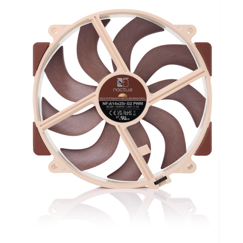 Noctua NF-A14x25r G2 PWM, Ventilador de Marco Circular y 140
