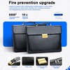 Upgraded Fully Fireproof Document Bag 6500°F,14.2x10x2.3 Fire Proof Bag for