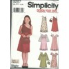 Simplicity Sewing Pattern 5287AA Size 7-10 Dresses