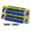 QVS CC336-FS DB25 Female to Female Slim Gender Changer