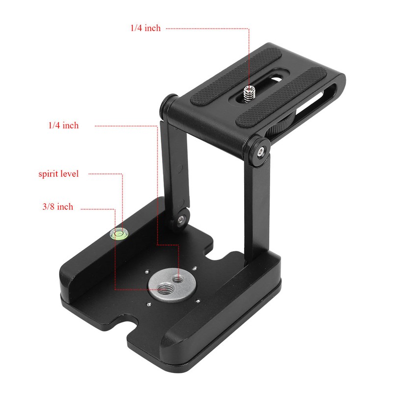 Folding Z Flex Tilt Pan Tripod Head Ballhead Quick Release