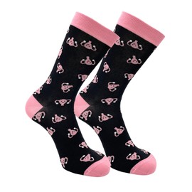 SHBYYGR Women's Cute Funny Novelty Casual Happy Uterus Cotton Crew Socks For Men Women Gifts