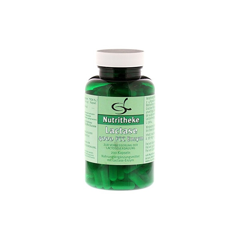 LACTASE 4.000 FCC Enzym Kapseln 200 St