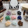 200 grs de Cuarzos Naturales, Cristales de Cuarzo Crudos, Virutas