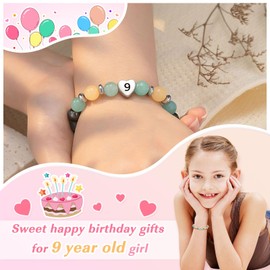 ORISPRE 9 Year Old Girl Birthday Gifts Ideas Happy 9th Birthday Decorations for Girls