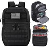MOZETO Lunch Backpack for Men, Tactical Inspired Double Deck Cooler