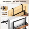 GUUKAR 6-Tier Over the Door Pantry Organizer, 2-in-1 Door Hanging