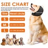 2PCS Orejeras Ajustables para Perro, Muffs de Oído de Perro
