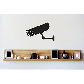 Home Wall Decals Security Camera Bedroom Stickers DIY Removable Originality Stickers - Size: 16 in x 24 in