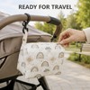 Waterproof Polyester Baby Diaper Wet Bag with Zipper and Stroller