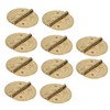 10pcs Mini Antique Hinges Round Exquisite Retro Design Corrosion Resistance