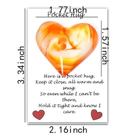 Pocket Hug I Love You Gifts for Him Husband Birthday Gifts from Wife Girlfriend Presents for Best Friend BFF Gifts for Women Mom and Daughter Gifts from Dad Fathers Day Gift for Son Brother Gifts