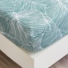 Fitted Sheet 140 x 200 cm - Tropical Leaf Pattern