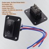 weideer Motor Polarity Reversing Rocker Switch Momentary 20A 12V DC