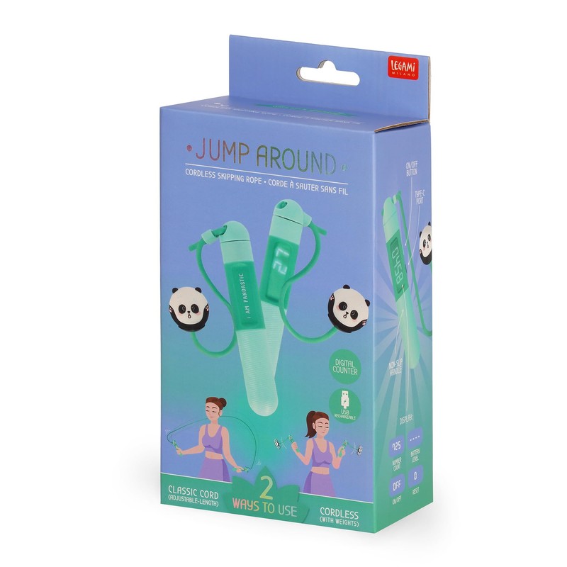 Legami Unisex - Adult Corda Per Saltare Skipping Rope, Green,