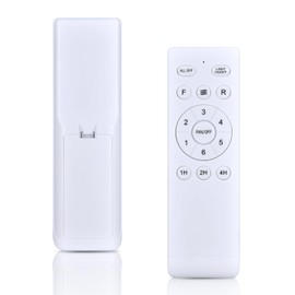 WDZP New Fan Remote Control Replacement for for Fanbulous F-HL52BK-1D03 F-LY46BK-1X01 ‎F-SN56XX-1X0X, SHIHOT, LEDIARY 16" 23" Ceiling Fan