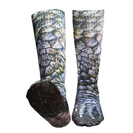 Givurao Funny 3D Animal Paw Socks, 3D Print Animal Dinosaur Feet Pattern Novelty Socks Unisex Animal Paw Crew Socks for Women Men White Elephant Gag Gifts Birthday Christmas Stocking Stuffer