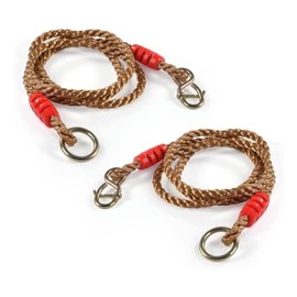 Alomejor Pack of 2 6ft Tree Hanging Strong Ropes Adjustable Swing Ropes for Hammock Swing Chair