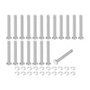 uxcell 20Set M3x25mm 304 Stainless Steel Cylindrical Shaft Snap Ring